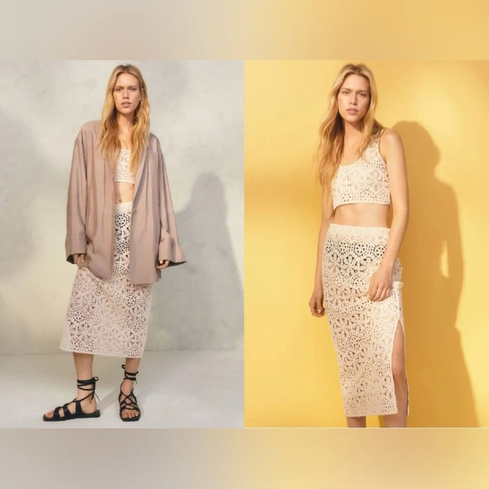 H&M Crocheted Skirt - Picture 4 of 13